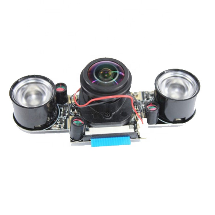 Manual Switches IR CUT 5MP 175 Degree PI Camera with Night Vision Lights