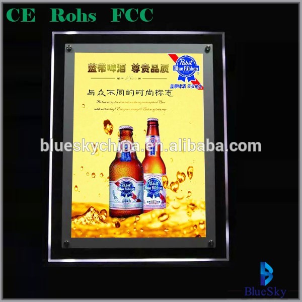 Customized Design Advertising cake shop advertising light box shopping mall double side outdoor advertising led light box