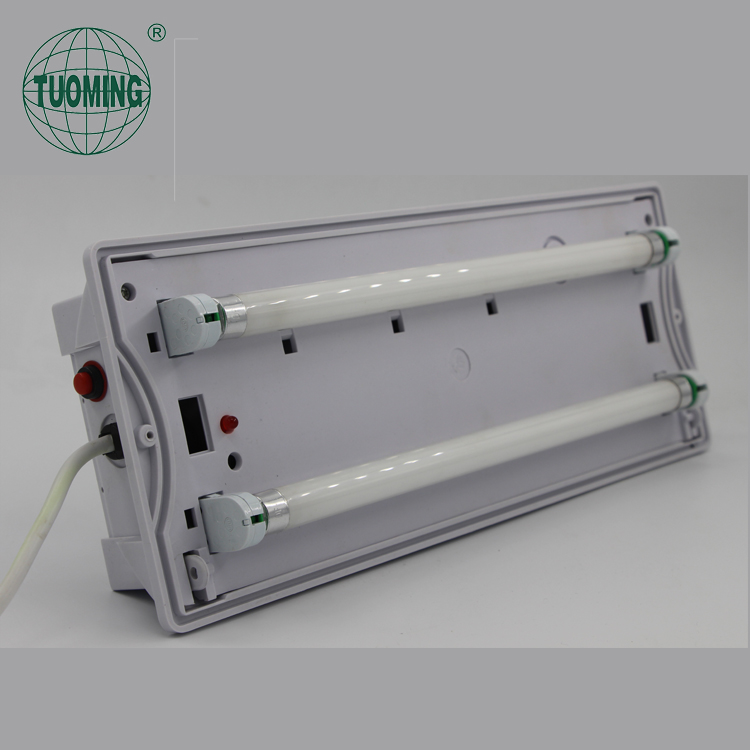 Fire Resistant rechargeable Emergency Bulkhead Light Abs Raw Material High Quality Emergency Light Led for Building