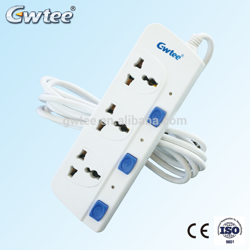 Surge protector power extension socket switch socket with independent switches