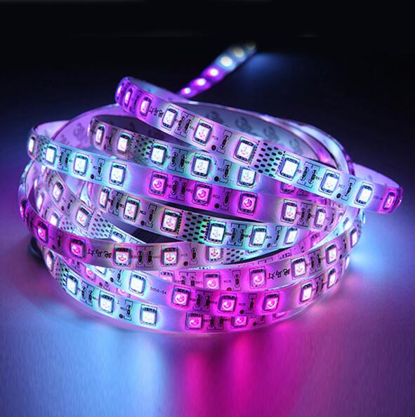 54LED/M 5M 5050 RGB Waterproof Dream Color Color Changing Kit Horse Race LED Strip light + 25 key Remote Controller