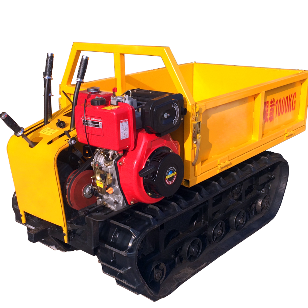 China 2 ton self-loading mini crawler dumper