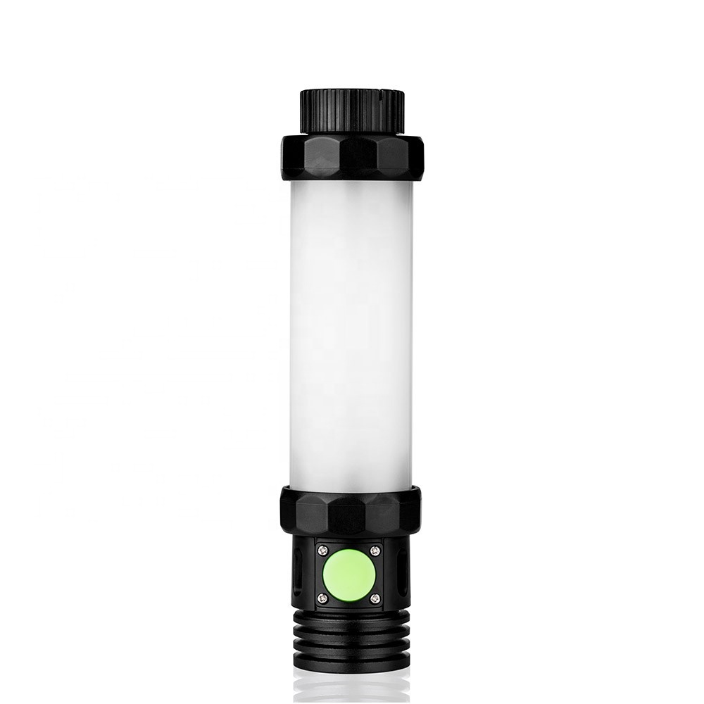 UYLED Q7ND Magnetic Power Bank Function White Red Light Waterproof LED Diving Flashlight Torch