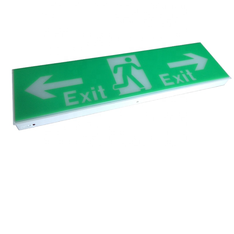 CE ABS Plastic Housing Rechargeable LED Emergency Exit Sign