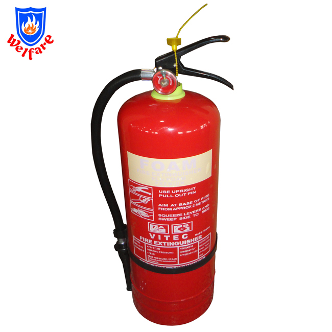 Rusty proof Portable 6Ltr Foam fire Extinguisher