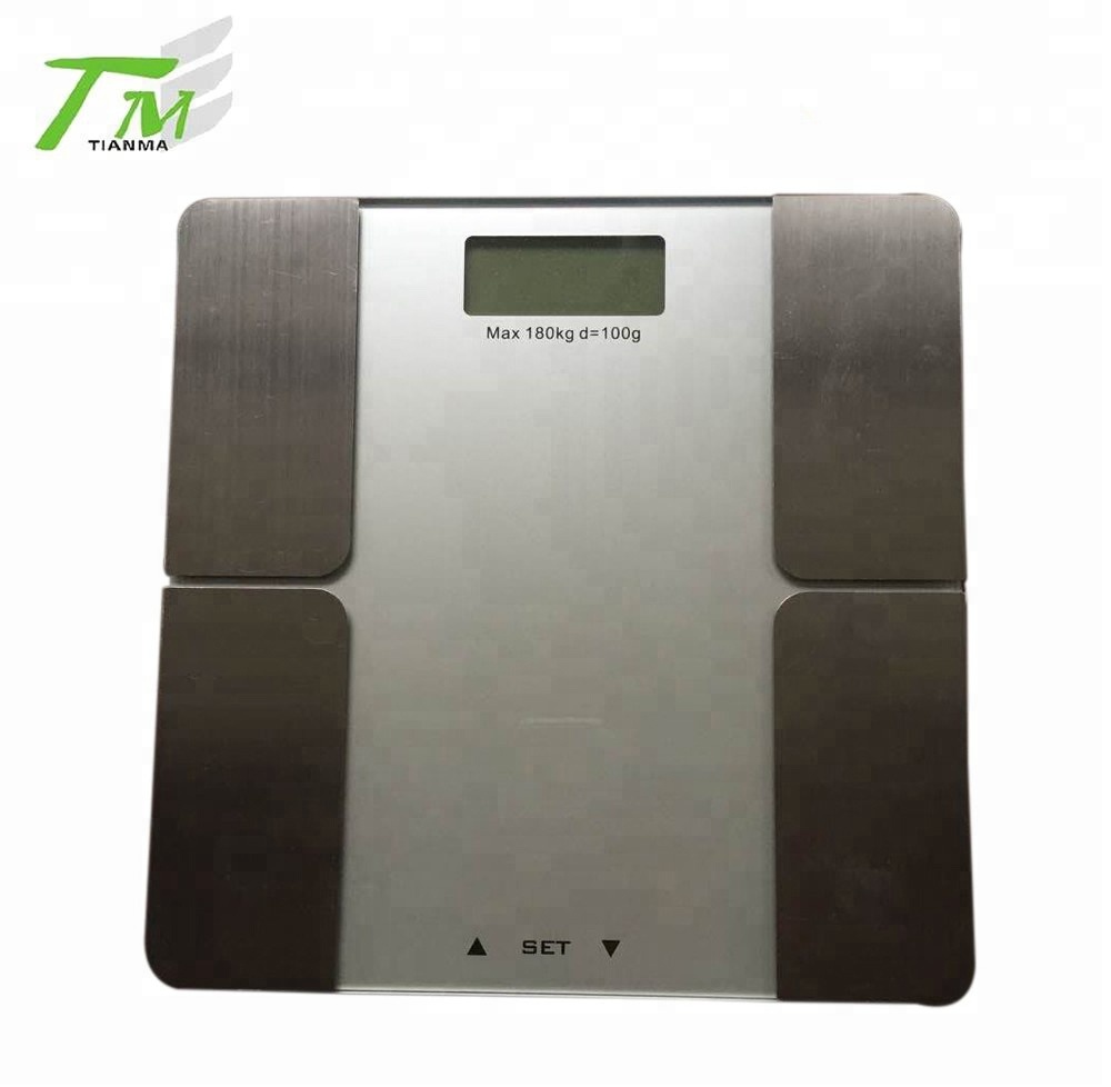 180kg 400lb glass platform scale electronic weighing scale body fat scale