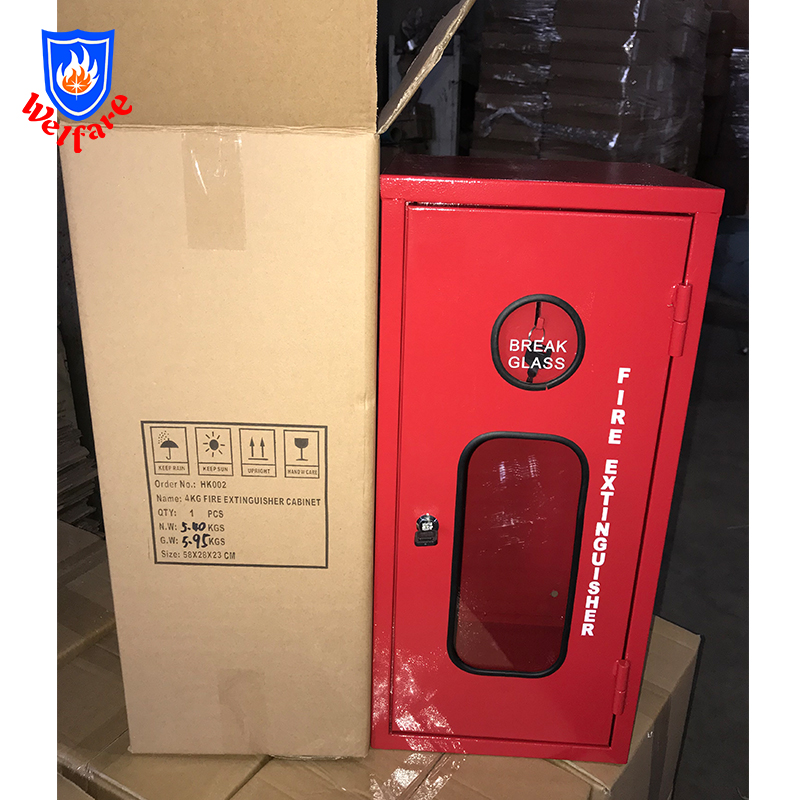 4KG Single Steel Extinguisher Fire cabinet