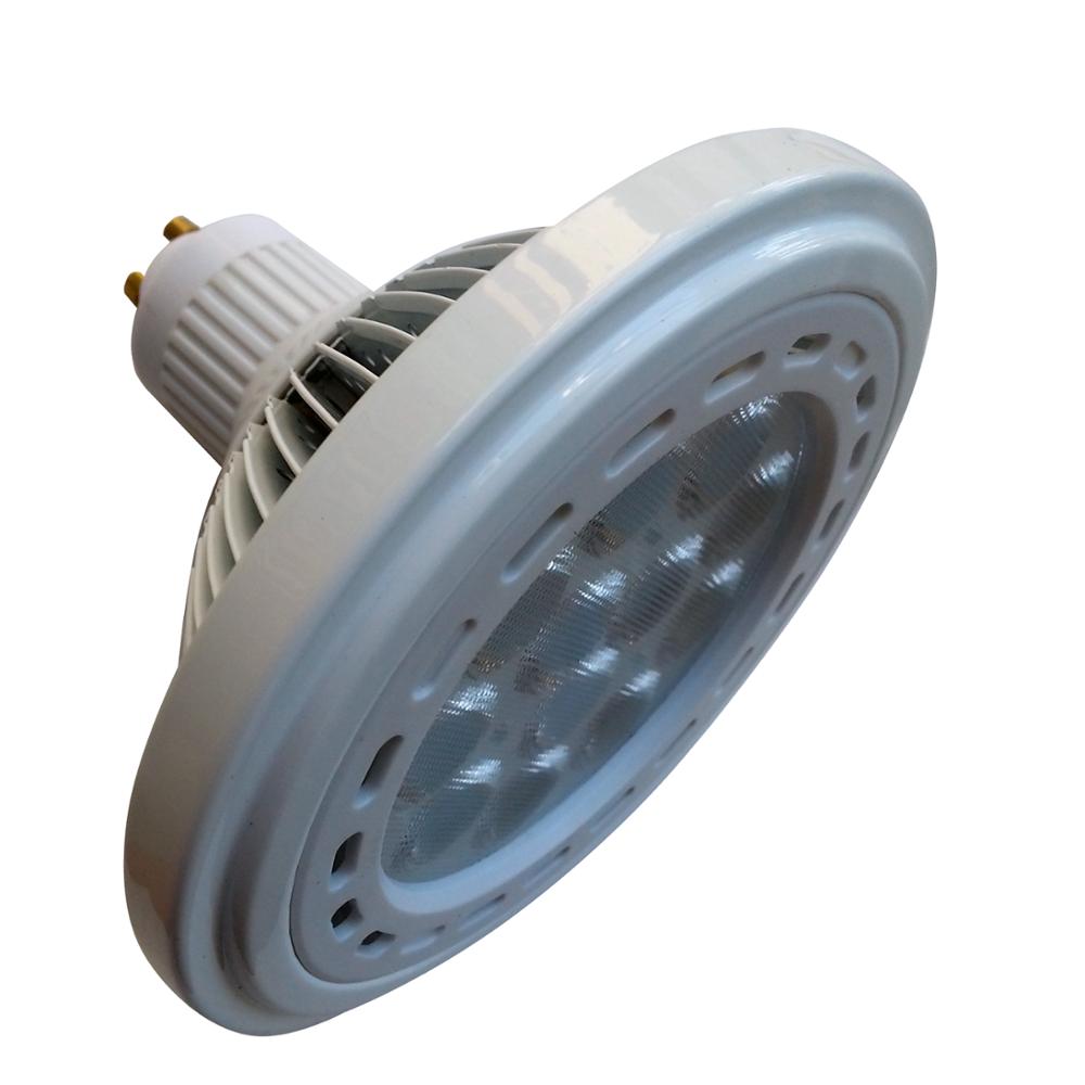 Hot sales CE approved aluminum es111 led gu10 led,12W es111 gu10 spotlights warm white color