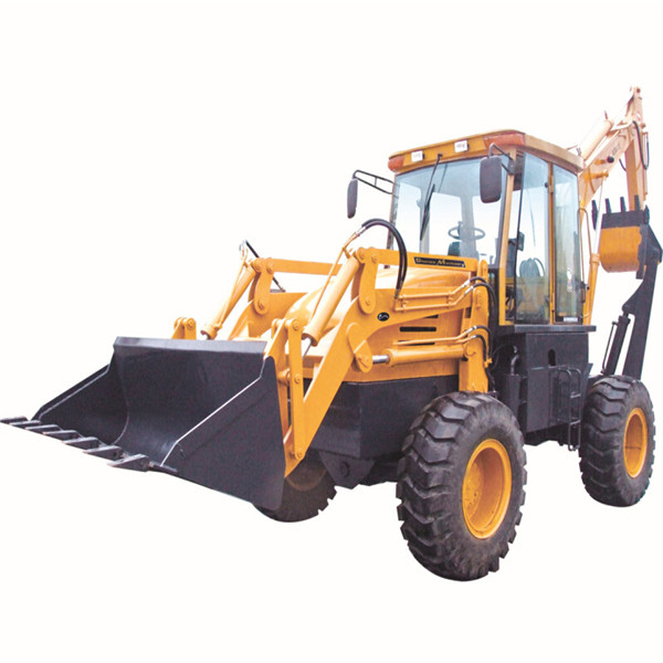 8 ton wheel loader excavator with grapple fork
