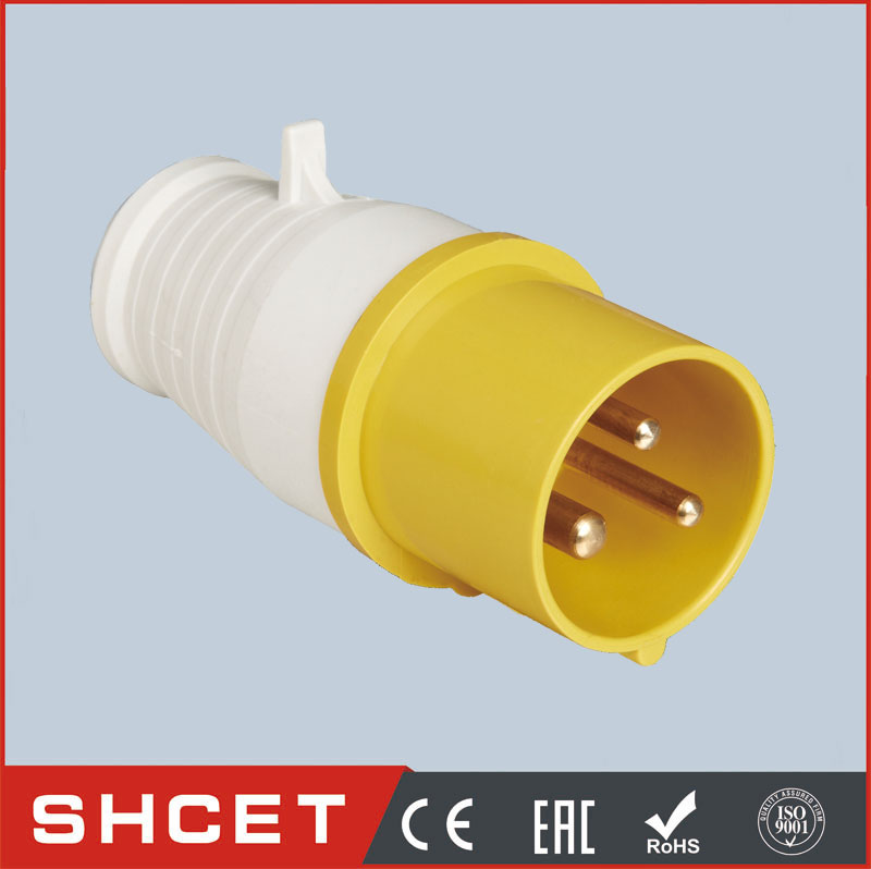 CET-045 125A 63A industrial socket male female pc plug socket coupling