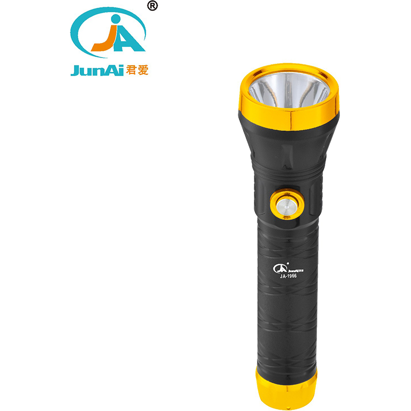 New style of led torch lights rechargeable lithium battery led flashlights JA-1966