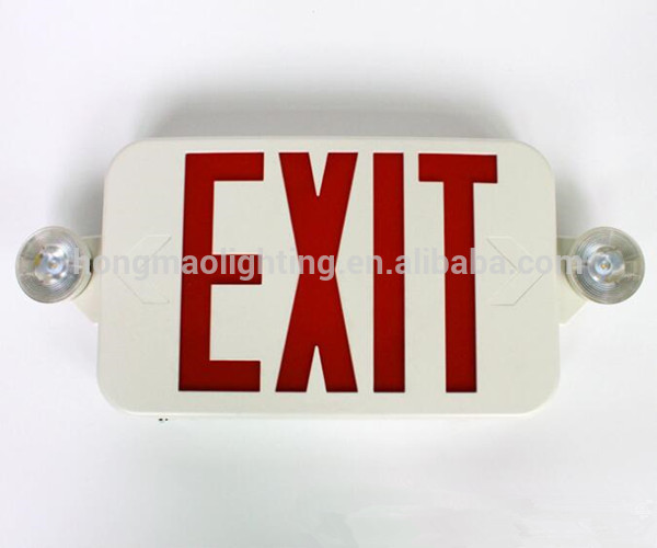 277V 2*1.5w LED ABS fire two spots rechargeable emergency light with double head