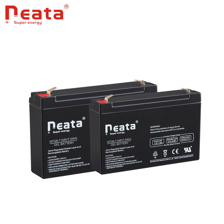 6v7ah rechargeable deep cycle agm lead acid battery