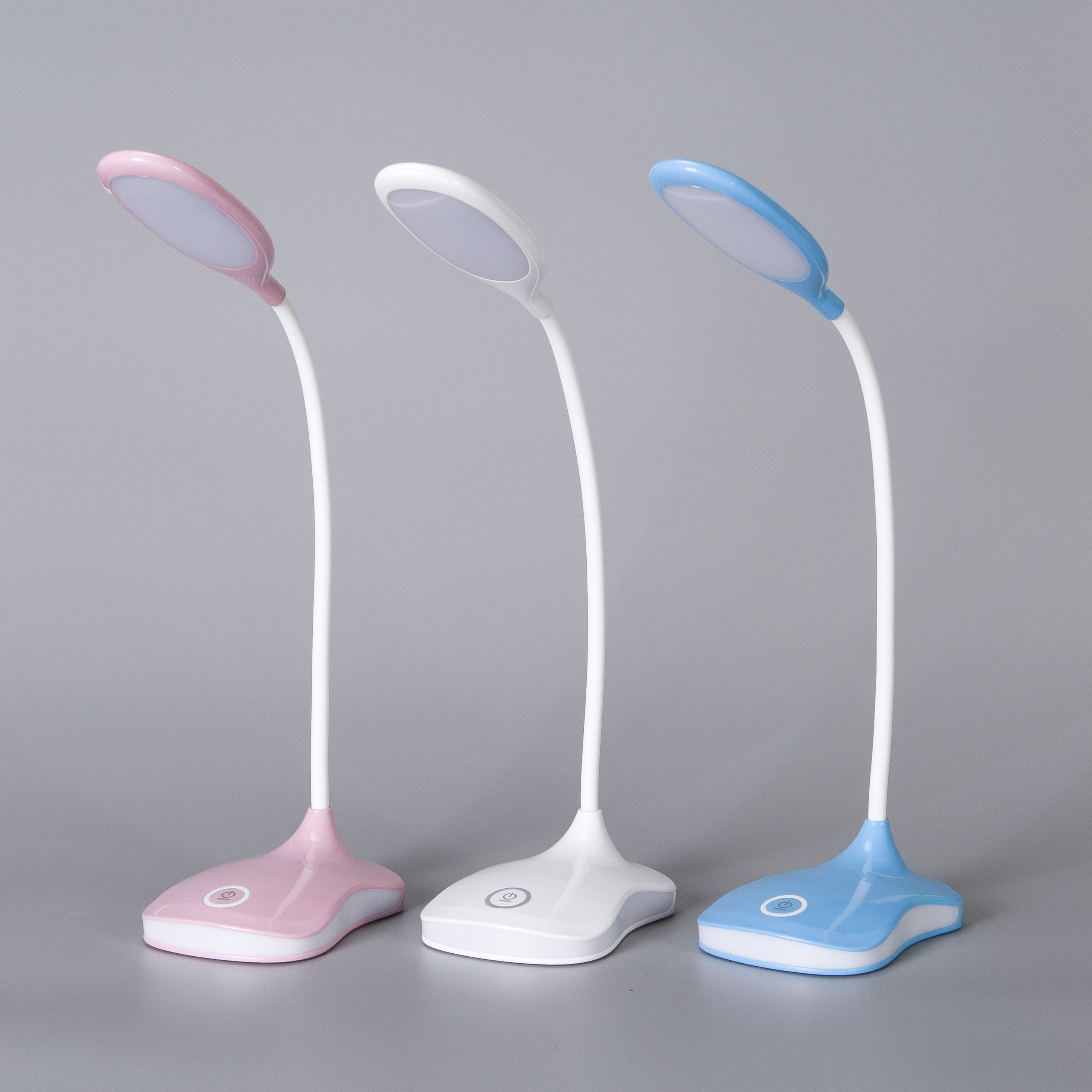 Multifunctional desk lamp with color aperture at the bottom