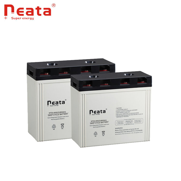 Lead acid 2V800ah rechargeable deep cycle vrli gel battery