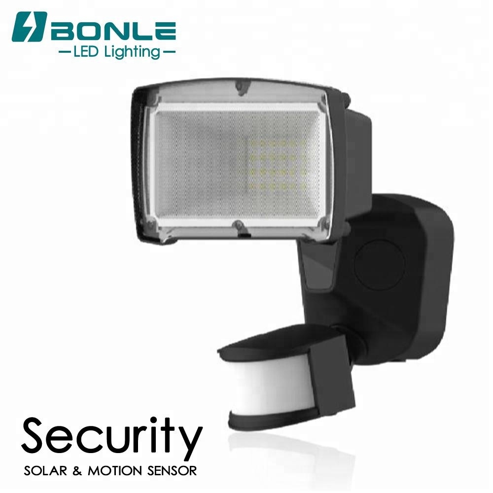 800 Lumens Solar Black Motion Sensor LED Security Light