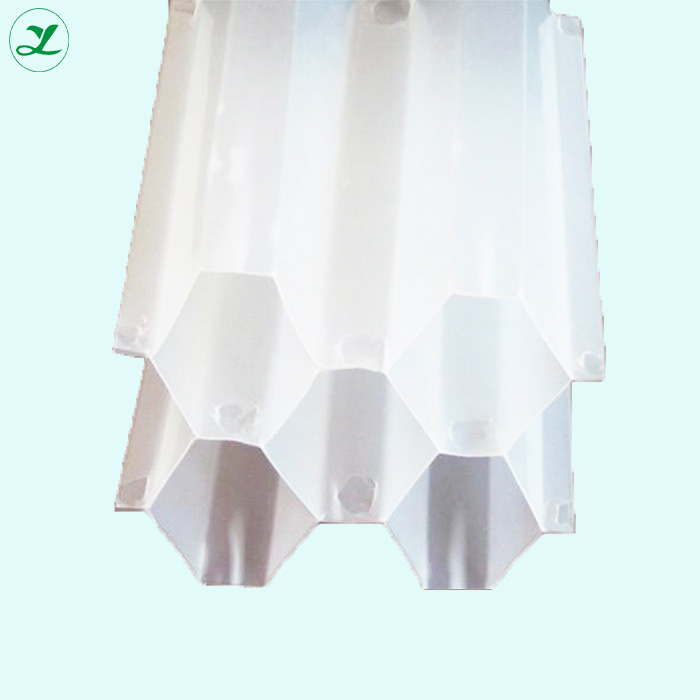 Anti UV material PP inclined honeycomb plate Clarifier packing hollow lamellar clarifier