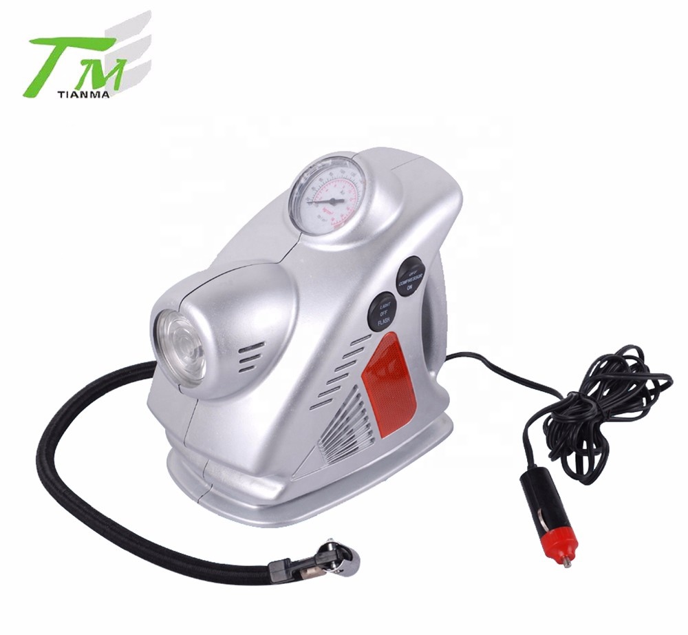 Mini car air compressor portable tire inflator auto type inflator