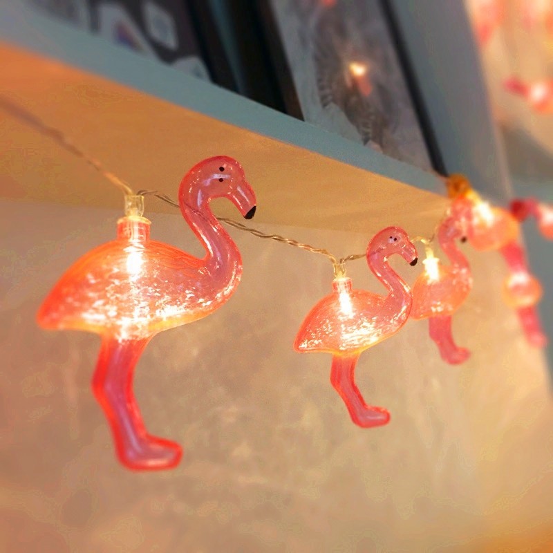 Indoor Christmas Party Bedroom Lounge LED String Flamingo Fairy Lights