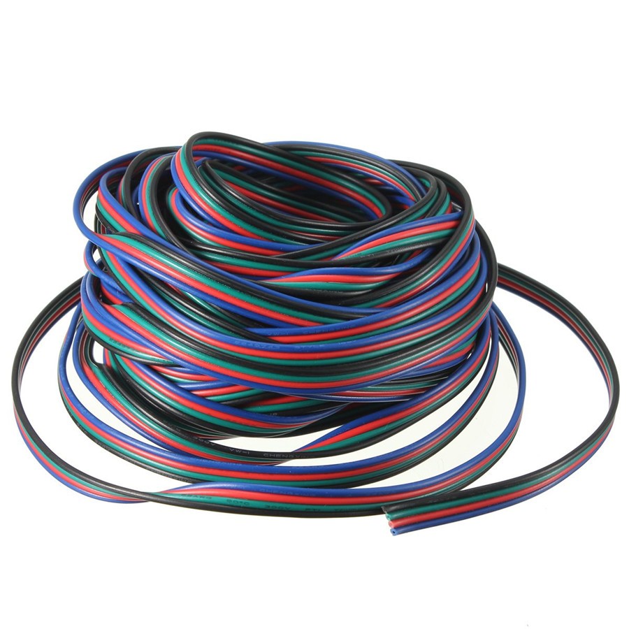 wholesale 4 Pin RGB Extension Cable Wire for RGB 5050 3528 LED Strip