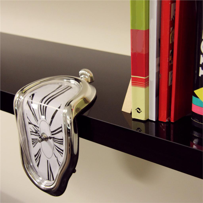 New 3D DIY Nordic Surrealist Melting clock Art Design Wall Clock Creative Hanging Wall Clocks Silent Home Decor Wall Watches