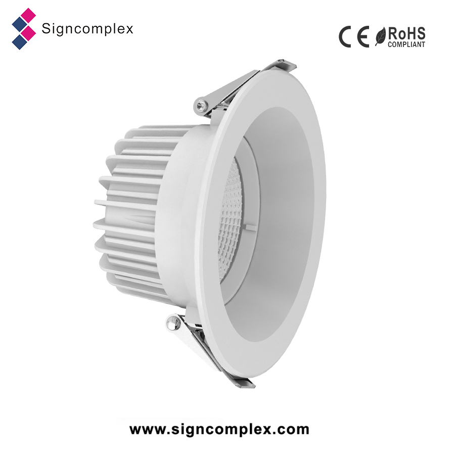 UGR<19 100lm No Glare COB Led Downlight