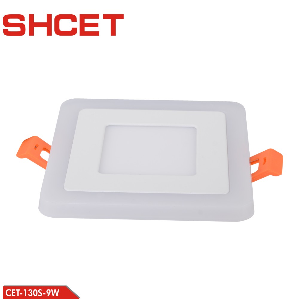 CET-130S 9W color temperature adjustable dimmable led panel light