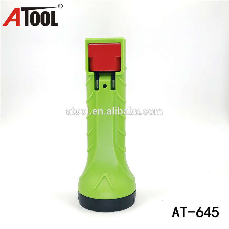 ATOOL 7led 4v 600mah outdoor camping led rechargeable flashlight with brazil plug