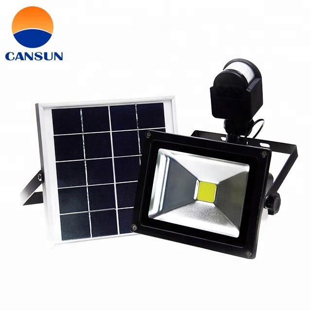 motion sensor 12v solar 50w COB LED flood light