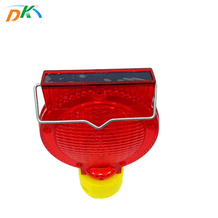 DK LED NEW Solar Powered Traffic Strobe Warning LED Barricade Lights For Roadway Safety