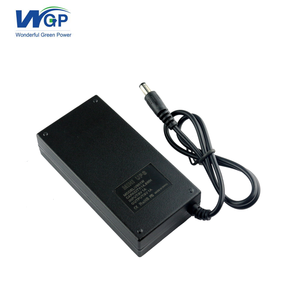 9V small on line ups dc power supply with inbuilt battery mini ups for router modem