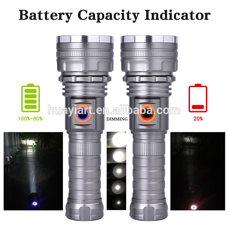 High Lumen Torch Fast Strobe Distinctive Aluminum LED Tactical Flashlight