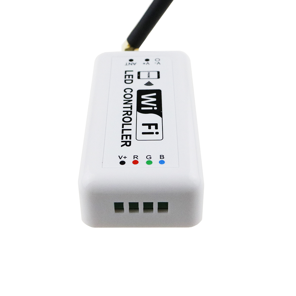 DC12V 24V RGB WIFI LED Controller MINI Wireless Control by Smartphone Ipad Mobile Phone IOS/Android for RGB LED Strip light