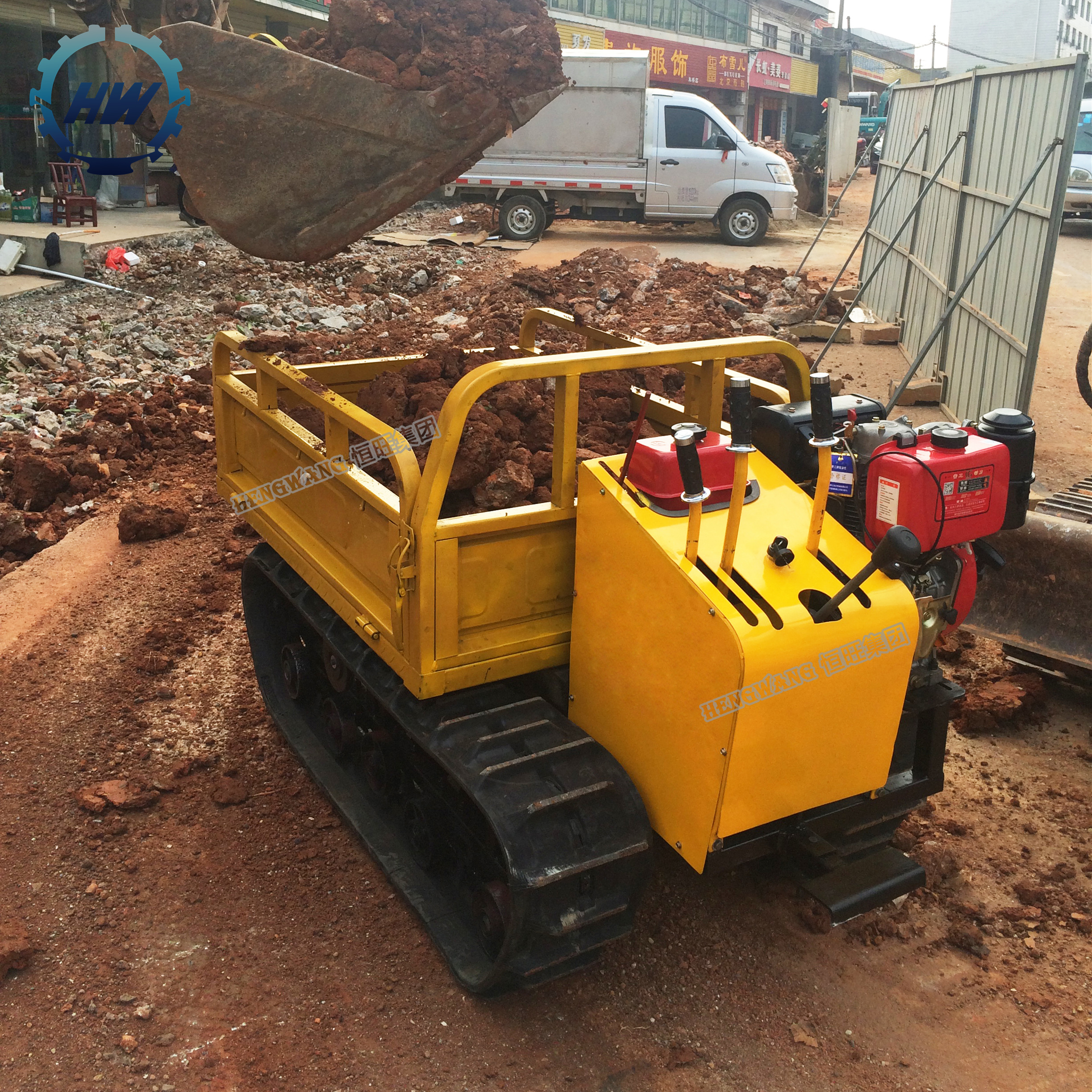 Diesel 1T capacity  mini dumper rock crawler dump truck