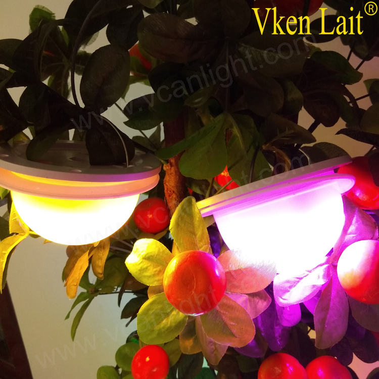 DHL Free Shipping waterproof outdoor rgb 16 colors led garden lamp with bulit-in battery