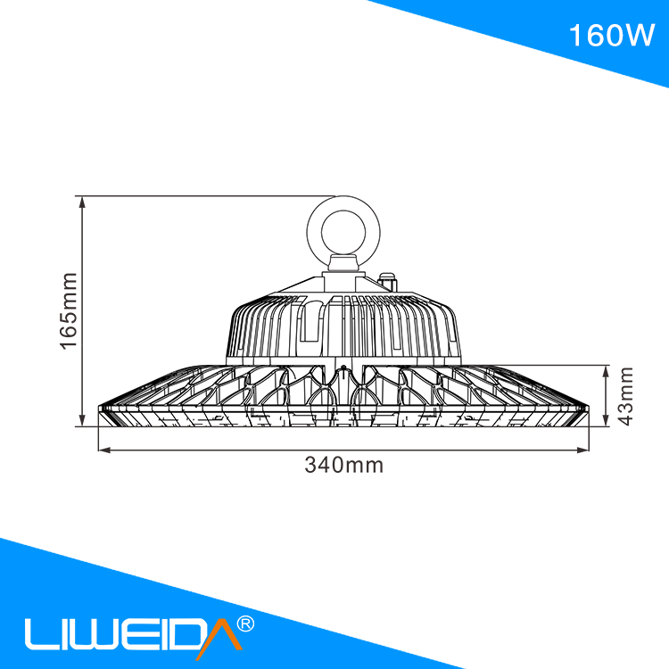 IR UV led grow lights UFO grow plant 160w high bay led full spectrum grow lights with CE ROHS SAA