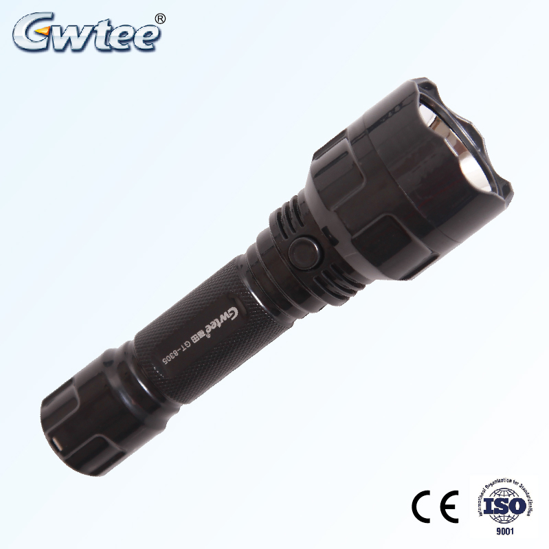 Lithium battery geepas rechargeable uv led flashlight(GT-8305)