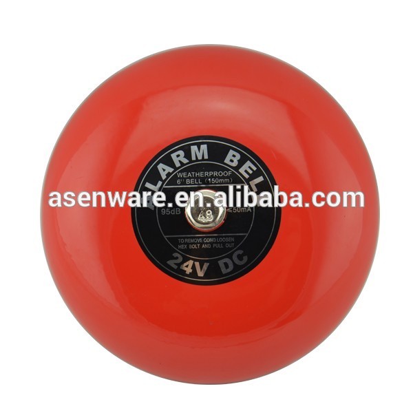 6 Inch 95dB Industrial Waterproof Electric Motor Fire Alarm Bell