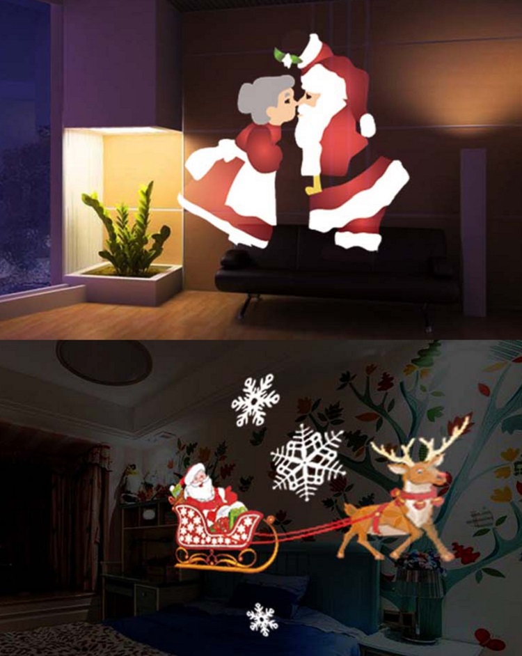 Custom logos decorative light christmas decorative ball shape christmas light dancing nude girl animation