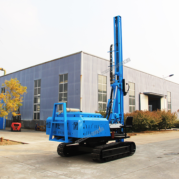 Max. 6m screw solar pile hammer hydraulic piling pressing machine