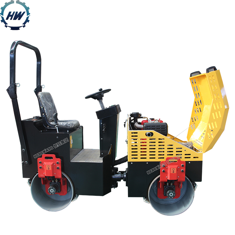 HW double drum 1 ton vibration road roller HW700