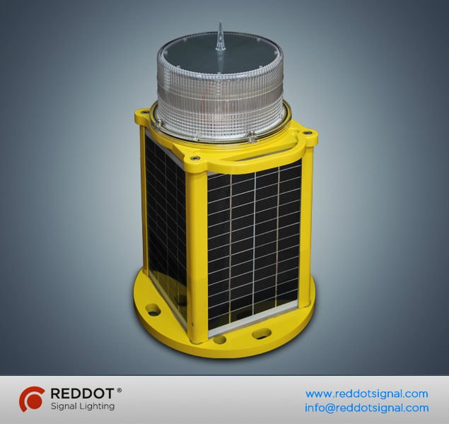 3-4NM self-contained solar powered marine lantern/navigation aids