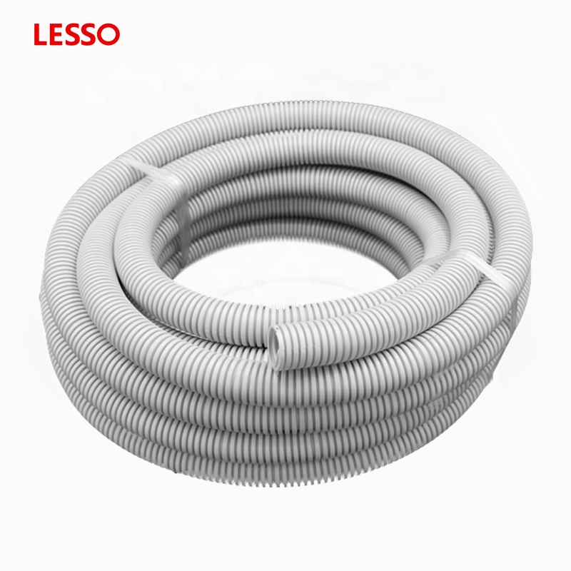 LESSO PVC Electrical flexible pipe flexible corrugated electric wiring conduit pipes