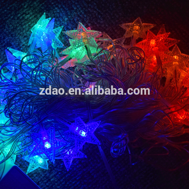 LED star rose chuzzle shape christmas light indoor outdoor Festival decorative lamp string