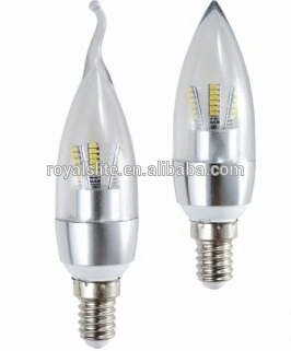 12 watt 100lm/w LED Candle Light