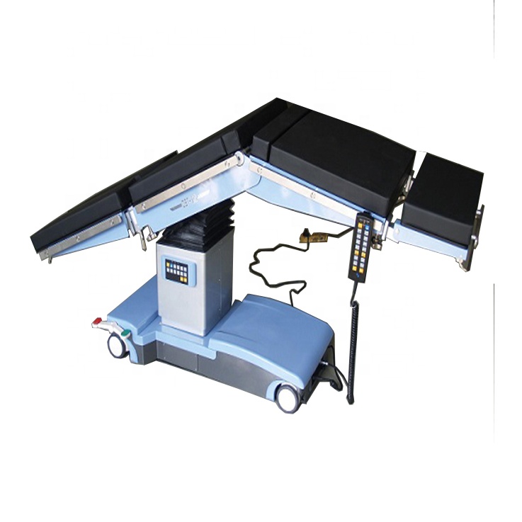 Multi -function  electric Operation table with CPR  blue color surgical table