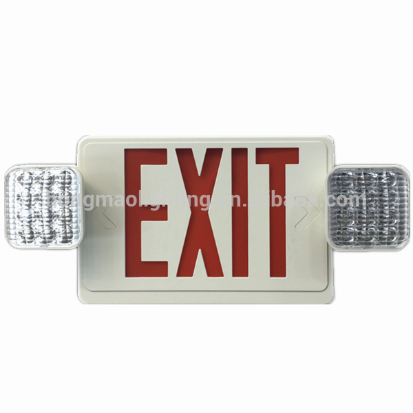 HONGMAO For wholesale Best price plastic emergency exit sign with red or green letter board