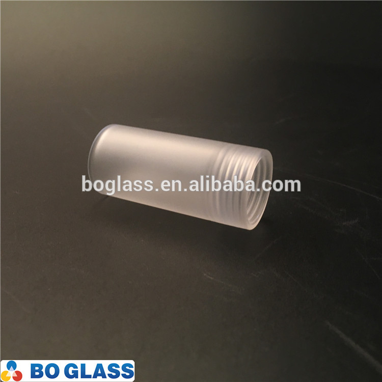 Best selling China manufacturer frosted outer borosilicate G9 screw glass tube