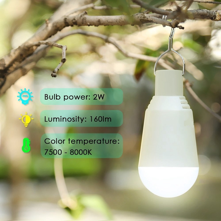 solar powered led bulb system