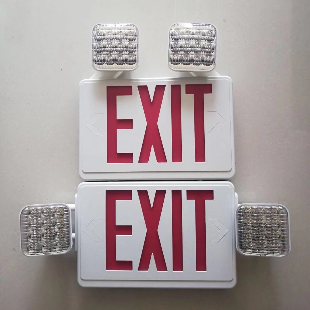 2019 Wall mounted hanging type twin spot emergency exit light sign